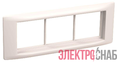 Рамка 6мод. с суппортом 60мм бел. PRIMER IEK CKK-40D-RSU6-060-K01