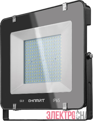Прожектор светодиодный 14 344 OFL-150-6.5K-BL-IP65-LED 150Вт 6500К IP65 12000лм черн. ОНЛАЙТ 14344