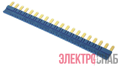 Соединитель шинный 20п для интерфейсных модулей 38.21/51/61/81/91 син. FINDER 09320