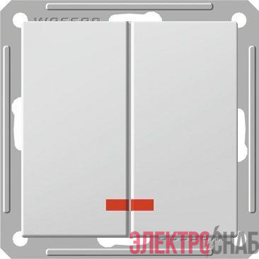 Механизм выключателя 2-кл. СП W59 16А IP20 с индик. сл. кость SchE VS516-251-2-86
