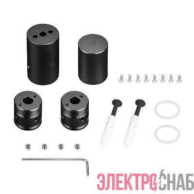 Крепление MOONLIGHT-VT-CEILING-D18 Black металл (комплект) Arlight 048591