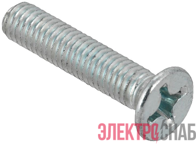 Винт с потайной головкой и крестообраз. шлицем М5х30 DIN 965 (уп.100шт) IEK CMZ10-VPT-5-30