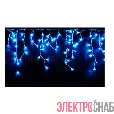 Гирлянда "Сосульки" 100 LED уличная 2м соед. до 10 шт. син./мерц./холодный SHLights 4690601042002