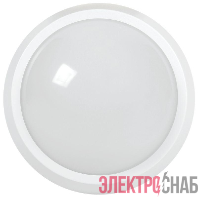 Светильник светодиодный ДПО 5050 18Вт 4000К IP65 круг бел. IEK LDPO0-5050-18-4000-K01
