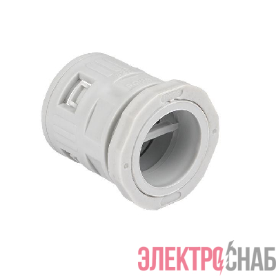 Коннектор для гофр. трубы 32мм (уп.10шт) Plast EKF kn-t-32