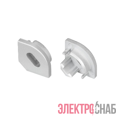 Заглушка SL-KANT-H10 с отверстием пластик (комплект) Arlight 049408