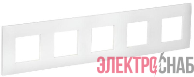 Рамка 5-м SKANDY SK-F05W арктич. бел. IEK SK-M52-K01