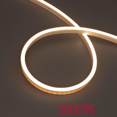 Лента светодиодная WAVE-SIDE-PU-A120-06x12mm 24В Warm 3500К 8Вт/м IP68 wire x2 вывод боков. герметичная (уп.5м) Arlight 050418