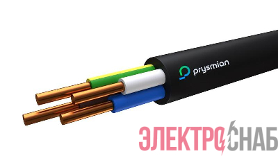 Кабель ВВГнг(А)-LS 4х2.5 ОК (N) 0.66кВ (бухта) (м) РЭК-PRYSMIAN 1504050101