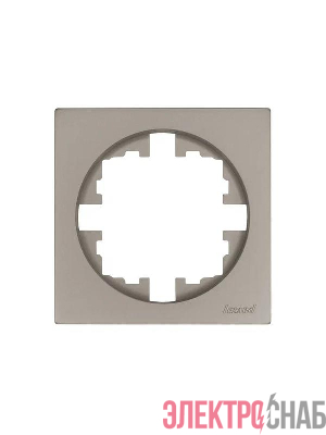 Рамка 1-м OSEN горизонт. квадрат титан LEZARD 743-3700-146