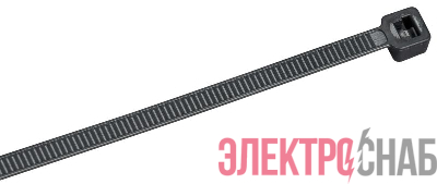 Хомут 3.6х100мм P6.6 съемный черн. (уп.100шт) IEK UHH13-D036-100-100-K02