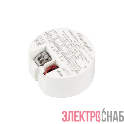 Блок питания ARJ-SP-27-PFC-R 15-42В 0.6-0.65А 27Вт IP20 пластик Arlight 048772