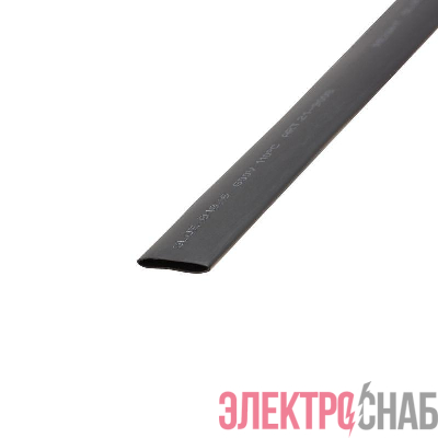 Трубка термоусадочная двустенная клеевая 18/6 (3:1) черн. 1м Rexant 21-9008