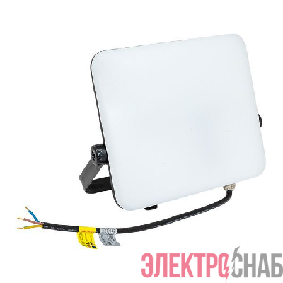 Прожектор светодиодный СДО-4005 100Вт 4000К IP65 с равномерной засветкой LUMA EKF FLL-4005-100-4000