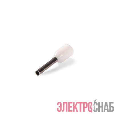Наконечник штыревой втулочный изолированный НШВИ 0.5-8 ЕВРО бел. КВТ 103197