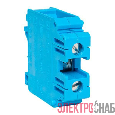 Колодка клеммная винтовая 35 UT син. EKF scr-ut-35-b