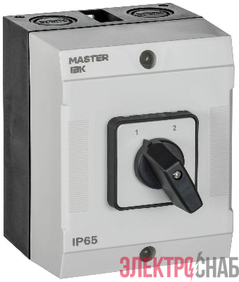 Переключатель кулачковый 10А (сх. 69) в боксе стандартная рукоятка IEK MI-CS20-010-069