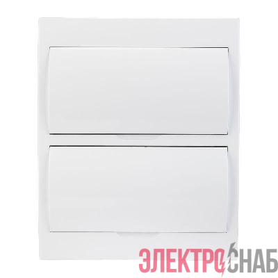 Бокс пластиковый ЩРН-П-24 IP41 бел. (бел. дверца) Rexant 11-0325