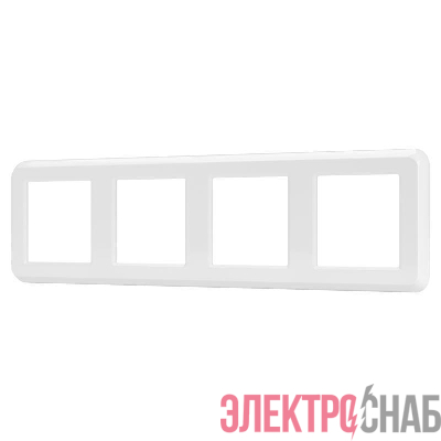 Рамка пластиковая FRM-VERSA-PL-4-WH Arlight 045187