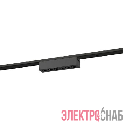 Светильник светодиодный трековый TRM-S5-2-6W4K-BK 6Вт 4000К с направленным светом для тонкого магнитного шинопровода черн. Эра Б0059049