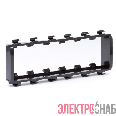 Суппорт 6мод. Viva черн. DKC F0003AB