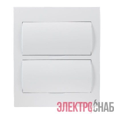 Бокс пластиковый ЩРВ-П-24 IP41 бел. (бел. дверца) Rexant 11-0225