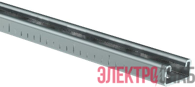 Профиль STRUT перфорированный 41х21 L1000 2.5мм IEK CLP1S-41-21-10-25