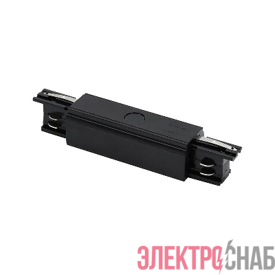 Аксессуар к шинопроводу трехфазному 3P PTR CI-BL LONG коннектор Pro+ черн. JazzWay 5063037