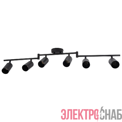 Светильник PCL-0606 6xGU10 IP20 230В BL настен./потолочн. декор. под лампу JazzWay 5066762