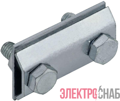 Зажим соединительный сквоз. пруток-пруток 8мм оцинк. сталь HDZ IEK ZCC86-14-1-08