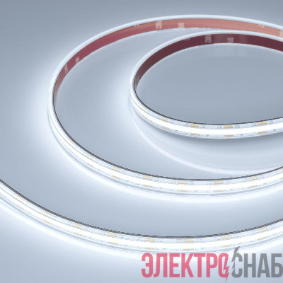 Лента светодиодная COB-PS-X560-12mm 24V White 6000К 9.6Вт/м IP67 герметичная (уп.10м) Arlight 048907