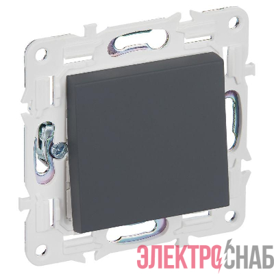 Выключатель перекрестный 1-кл. SKANDY 10А SK-V03G графит IEK SK-V13-0-10-K53