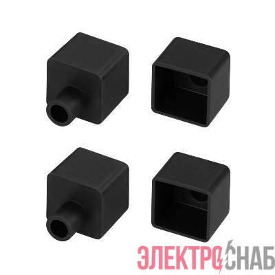 Заглушка WPH-FLEX-1616 BLACK с отверстием пластик (комплект) Arlight 045873