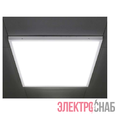 Светильник светодиодный PPL 595/U Opal 40Вт 6500К IP40 3400лм 25мм ДВО/ДПО универс. равномерная засветка встроен. драйвер панель Pro JazzWay 5018228