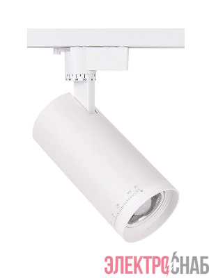 Светильник светодиодный трековый PTR 0728 ZOOM 28Вт 3000К IP40 15-60град. WH бел. Pro JazzWay 5034341