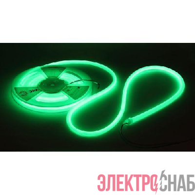 Лента светодиодная LS2835-9.6-120-24-G-IP68-5м 24В термостойкая для бани зел. (в комплекте: 2 заглушки; 10 крепежей)(уп.5м) Эра Б0062354