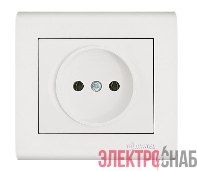 Розетка Manolya без заземл. бел. Makel 41001022
