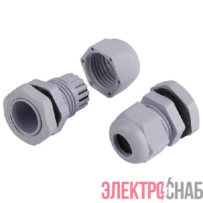 Ввод кабельный (сальник) PG 11 d5-10мм (d отверст. 19мм) IP54 (уп.20шт) Эра Б0065184