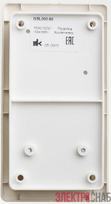 Блок комбинированный Glossa (розетка + 1-кл. выкл.) беж. SE GSL000260