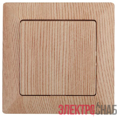 Выключатель 1-кл. СП Solo 4-101-11 10А IP20 250В сосна Intro Б0053555