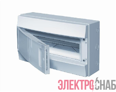 Бокс настенный Mistral41 18М непрозр. дверь (с клемм.) ABB 1SPE007717F9976