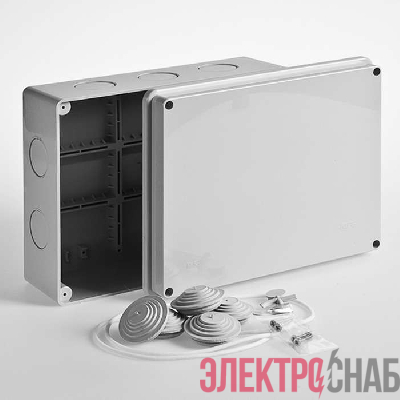 Коробка распределительная ОП 240х195х90мм IP65 без гермовводов Ruvinil 67066