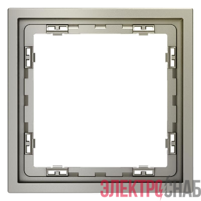 Рамка 1-м S70 пластик. шелк Voltum VLS100104