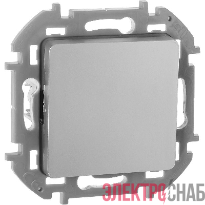 Выключатель 1-кл. Inspiria 10А IP20 250В 10AX механизм алюм. IEK 673602
