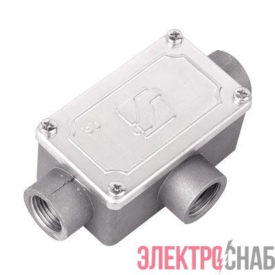 Коробка ответвительная 118х67х42мм 3 ввода М25х1.5 IP55 алюм. DKC 6330-25