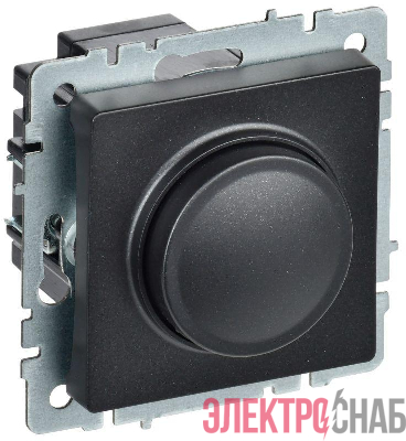 Светорегулятор СП BRITE пов-наж. 600Вт СС10-1-0-БрЧ механизм черн. IEK BR-D20-0600-K02