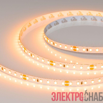 Лента светодиодная UL-A120-8mm 24В Warm 1900К 9.6Вт/м IP20 открытый (уп.5м) Arlight 056725