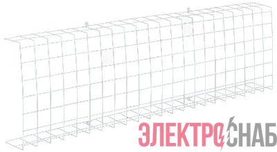 Решетка защитная для LED ДВО 1280х370х95мм бел. IEK LT-DVO0D-R-1280-K01
