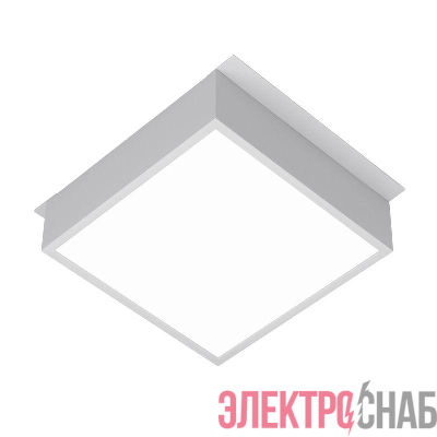 Светильник светодиодный DL-GRIGLIATO-S140x140-18W Warm3000 (GR 100 deg 230) IP40 металл Arlight 047680