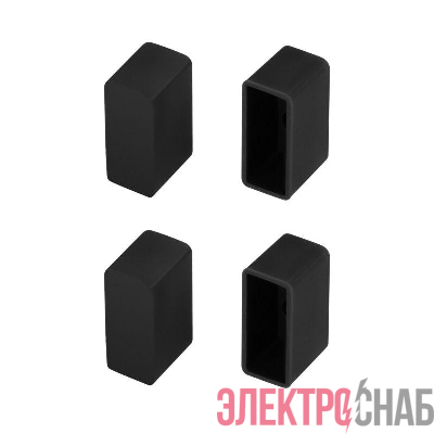 Заглушка WPH-FLEX-0616-SIDE BLACK глухая пластик (комплект) Arlight 045881